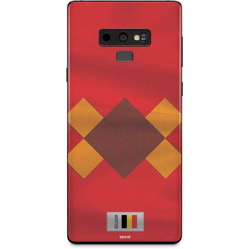 Belgium Soccer Flag Galaxy Note 9 Skin